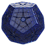 YuXin HuangLong LongDong Master Kilominx Transparent Dark Blue