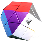 WitEden Rainbow Tetrakaidecahedron Magic Cube Stickerless