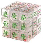 Mahjong 3x3x3 Magic Cube Transparent