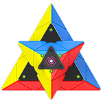 DianSheng Googol Magnetic Large Pyraminx Stickerless with Bl...