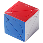 ZEPUZZLES Shattered Eye Cube Stickerless