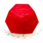 Galaxy Puzzle Andromeda Dodecahedron Limited Edition Transpa...