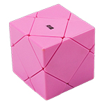 DianSheng Galaxy Cluster Mirror Skewb Magic Cube Pink