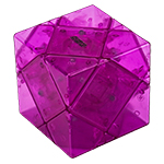 DianSheng Galaxy Cluster Mirror Skewb Magnetic Magic Cube Transparent Purple