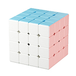 YJ Dancing Fingertips 4x4x4 Cube Macaron Color