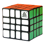 WitEden 4x4x4 Mixup Edge-rebuilt Cube Black