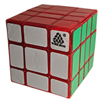 WitEden 3x3x4 Mixup Edge-rebuilt Cube Transparent Red