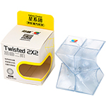 DianSheng Galaxy Cluster Twisted 2x2 Cube Transparent