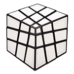 ZEPUZZLES Squished 3x3x3 Cube White Tiled