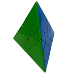 Funs LimCube Trefoil Tetrahedron Face-four-color Version