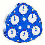 QiYi ChuanShi 3x3 Magnetic Magic Clock Blue