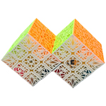 CubeTwist Double Conjoined Concave DNA 3x3 Magic Cube V1