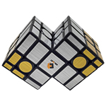 CubeTwist Double Conjoined Son-Mum Mirror Cube V2