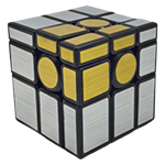 CubeTwist Son-Golden Mum-Silvery Mirror Cube