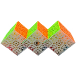 CubeTwist Triple Conjoined DNA 3x3 Magic Cube V1