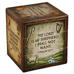 Bible Verse & Symbolic Cube