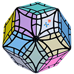 XJ Puzzle CurFaTRhoTri Plus (Curvy-Face-Turning Rhombic Tria...