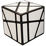 ZEPUZZLES Crazy Fisher 2x3x3 Black with White Tiles