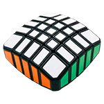 ZEPUZZLES 1x5x5 Floppy Cube Black