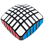 ZEPUZZLES 1x6x6 Floppy Cube Black