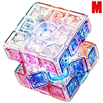 SengSo Lustrous Magnetic 3x3x3 Cube Colored Jelly with Built-in Lighting