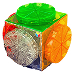 DianSheng Galaxy Cluster 8EQ Magnetic 2x2 Magic Wheel Transparent