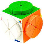 DianSheng Galaxy Cluster 8EQ Magnetic 2x2 Magic Wheel Stickerless