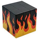 Flame 3x3x3 Magic Cube