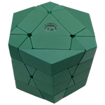 Funs LimCube Mixup Skewb Prism Collection Edition Green