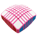 ZEPUZZLES 1x7x7 Floppy Cube Pink