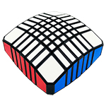 ZEPUZZLES 1x7x7 Floppy Cube Black