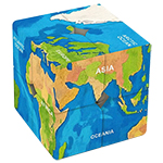 Artistic World Map 2x2x2 Magic Cube
