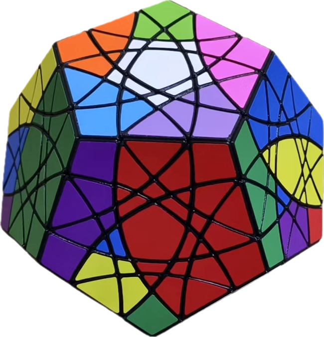 Lotus Dodecahedron Megaminx Black