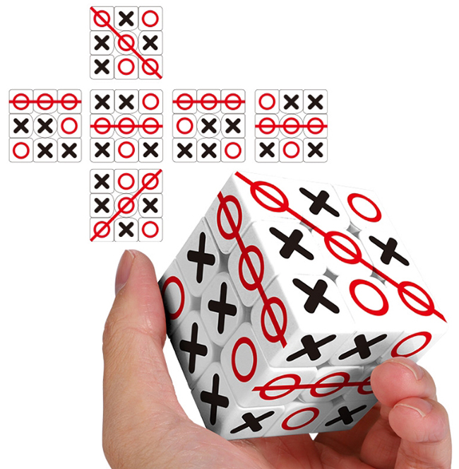 Tic-Tac-Toe 3x3x3 Magic Cube