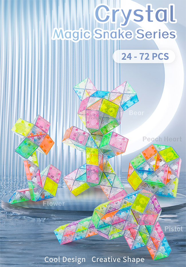 DianSheng Crystal 48 Wedges Magic Snake
