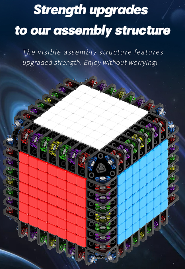 DianSheng Galaxy 9M 9x9 Magnetic Speed Cube Stickerless with Primary Core