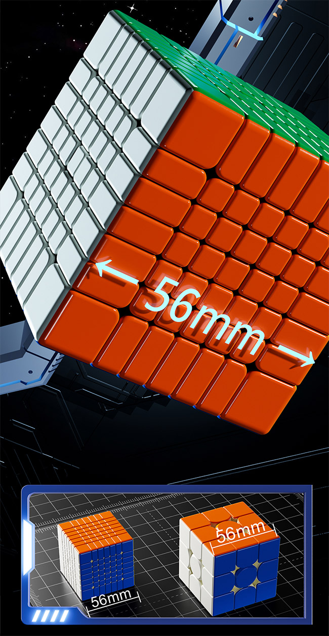 DianSheng Super Mini Core-Magnetic 7x7x7 Cube