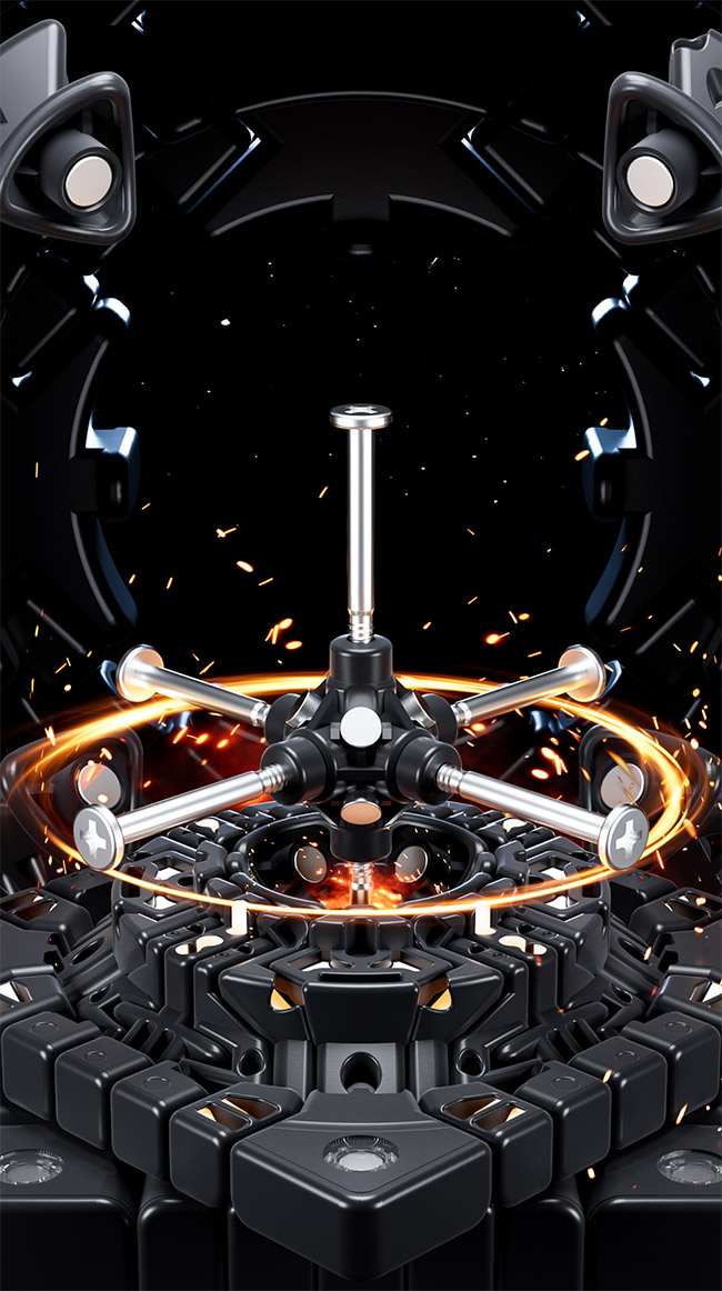 DianSheng Super Mini Core-Magnetic 7x7x7 Cube