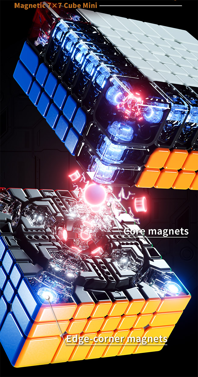 DianSheng Super Mini Core-Magnetic 7x7x7 Cube