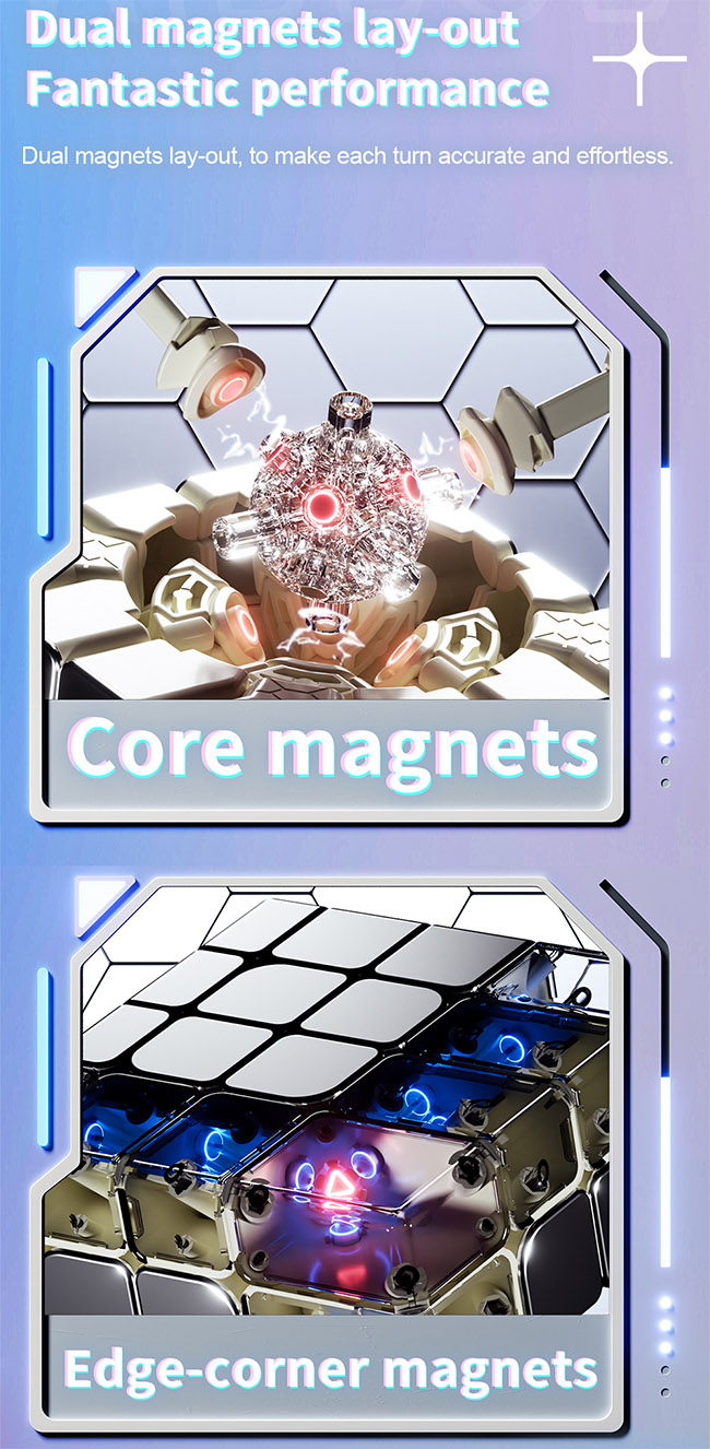 DianSheng Core Magnetic 4x4 Mirror Cube Emerald Green Plating Version