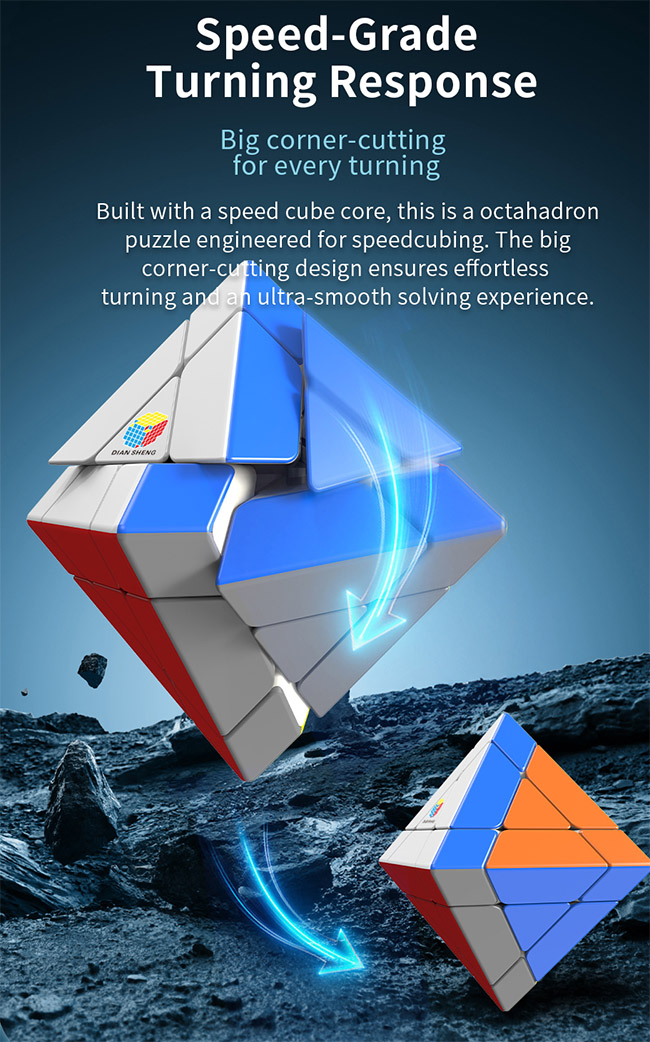 DianSheng Galaxy Cluster Dual Octahedron Core Magnetic Transparent