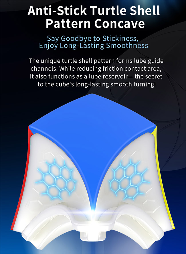 DianSheng Galaxy Cluster Corner Carnation Tetrahedron Magnetic Stickerless Version