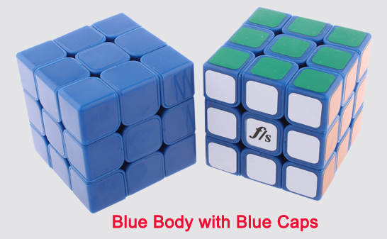 DIY Mini Funs Puzzle ShuangRen 54.6mm Speed Cube Blue