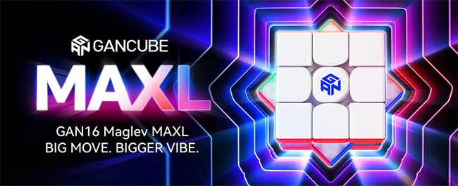 GAN16 Maglev Max L 57mm 3x3x3 Speed Cube UV Coated