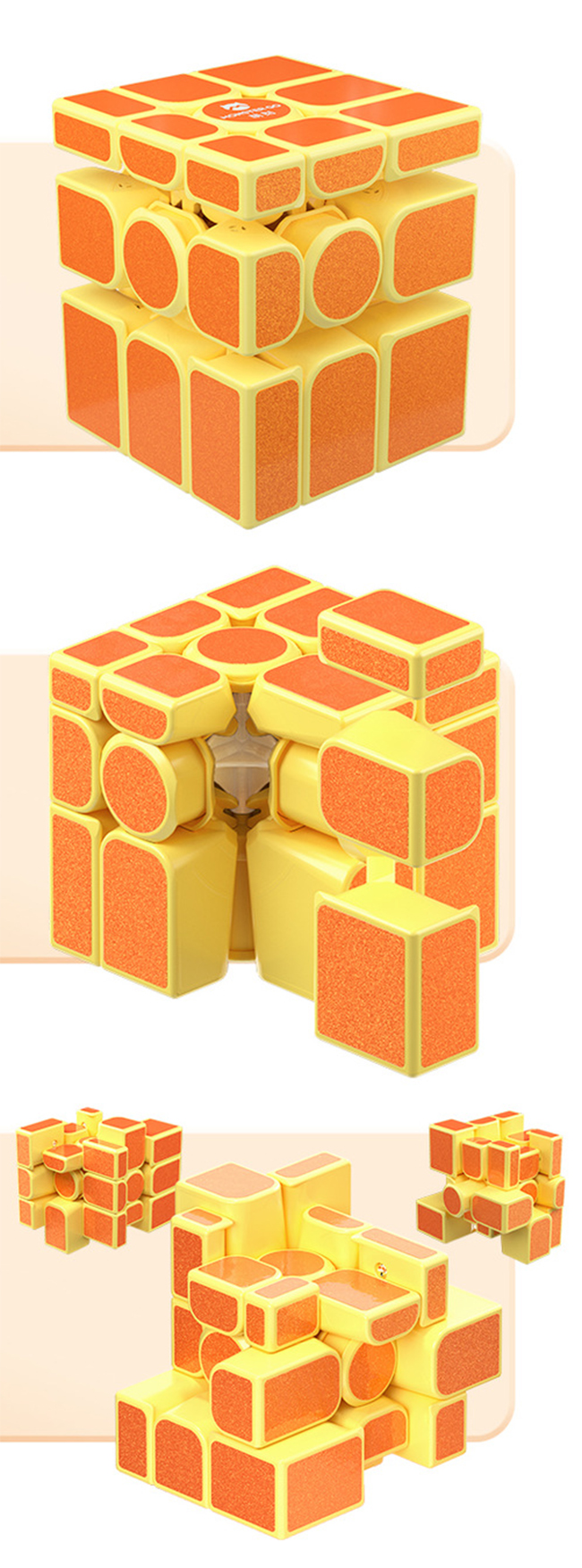 GAN MONSTER GO Mirror Cube Yellow