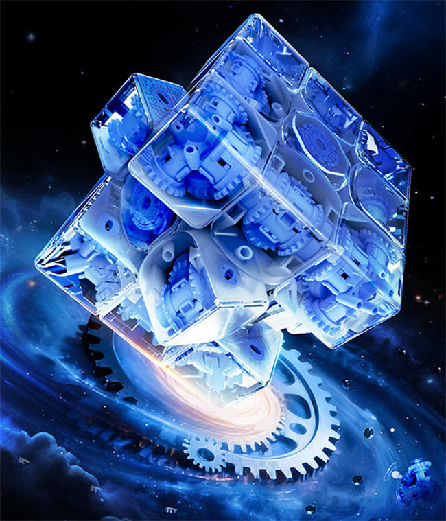 HuaMeng TG V2 3x3x3 Cube 8-Magnet Ball-core Magic Cloth Version