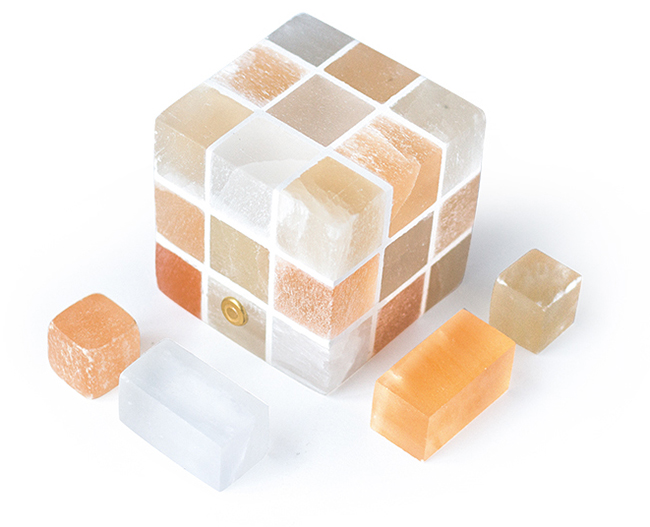 MEFAN Natural Stone USB Rechargeable 3x3 Magic Cube Light_Puzzle ...