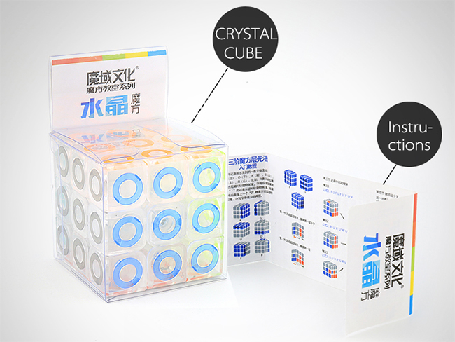 Cubing Classroom KINGKONG RING 3x3x3 Crystal Cube