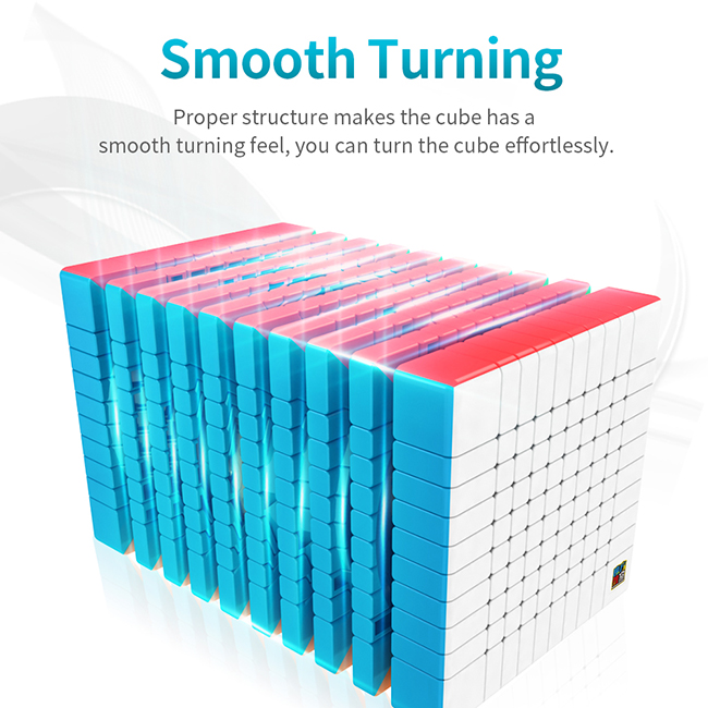 CuberSpeed Moyu 10x10 stickerless Speed Cube Cubing Classroom MEILONG  10x10x10 Speed Cube