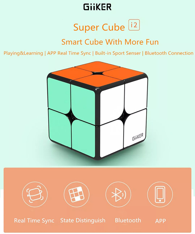 XiaoMi MI GiiKER SUPERCUBE i2 2x2x2 Magnetic Cube
